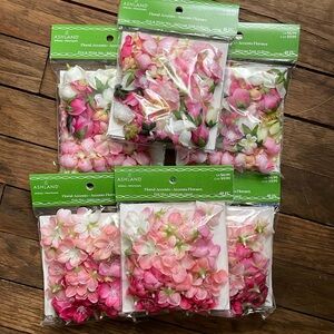 6 packs ashland floral accents 48pcs each 294 total